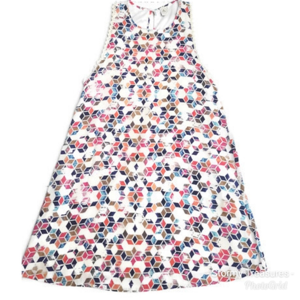 Paper Crane printed dress size Small